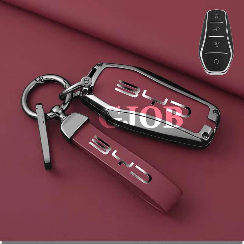 Byd Seal U Dm-I / Ev Modelleri Için Anahtarlık BYD SEAL U EV Şık Dizayn Anahtarlık Bordo