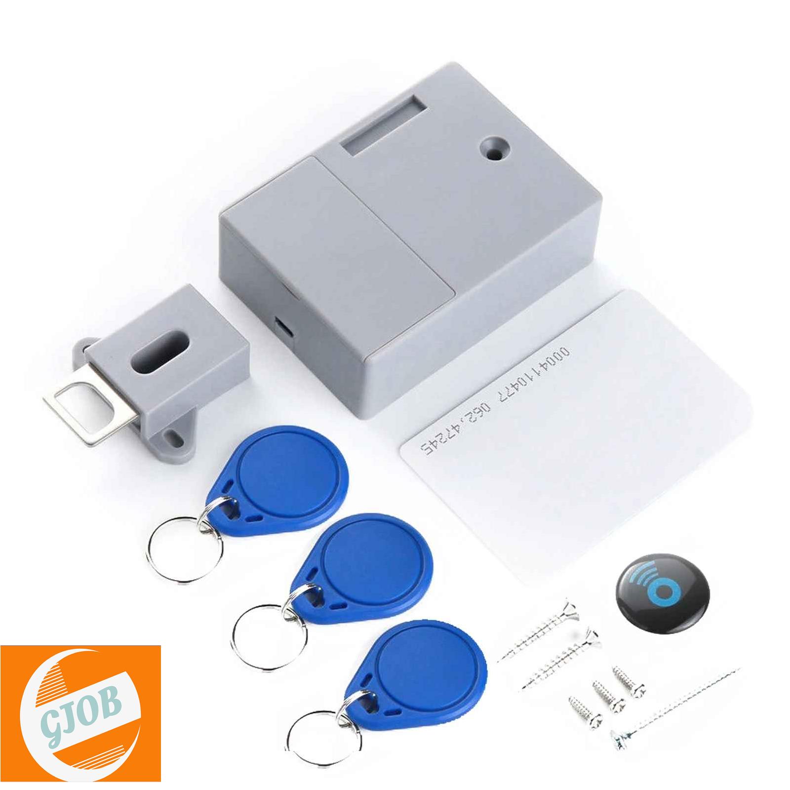 Gizli Çekmece Kilidi Dolap Kilidi Akıllı Rfid Kartlı Çekmece Ve Dolap Kilit Sistemi - Deliksiz Kurulum, Aa Pil İle Çalışır