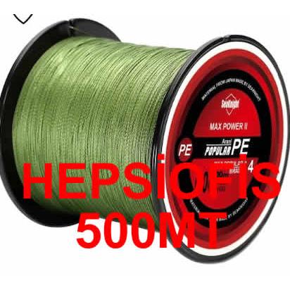 Hepsiofis 8 Örgü 0,23MM Ip Misina 500MT 11kg Çeker Yeşil Renk