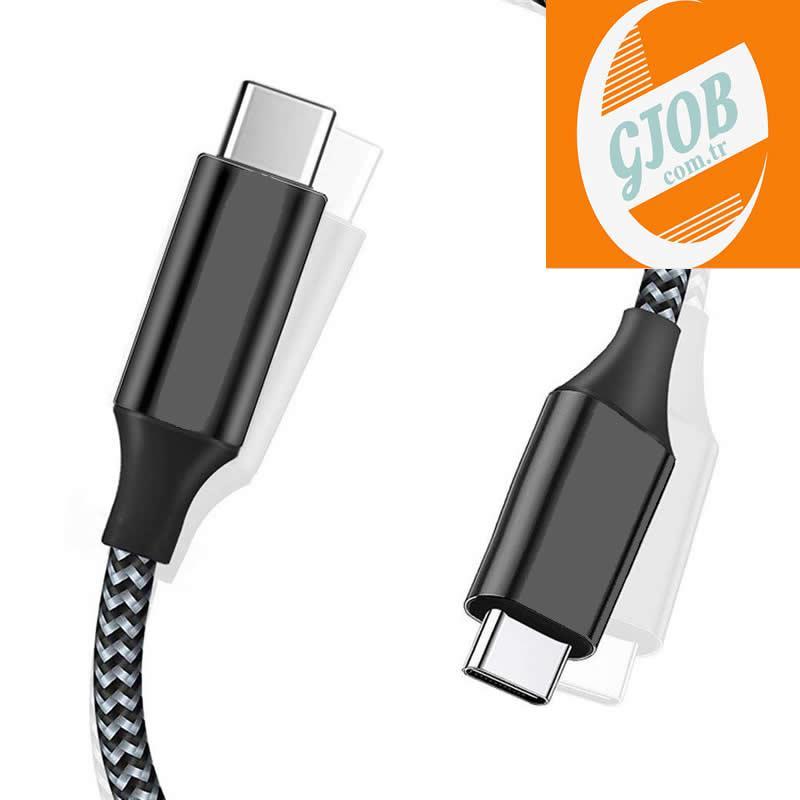 Gjob Macbook Pro 13 M1 Şarj Kablosu Thunderbold 4şarj Kablosu Orjinal Kalite 240W 2Mt