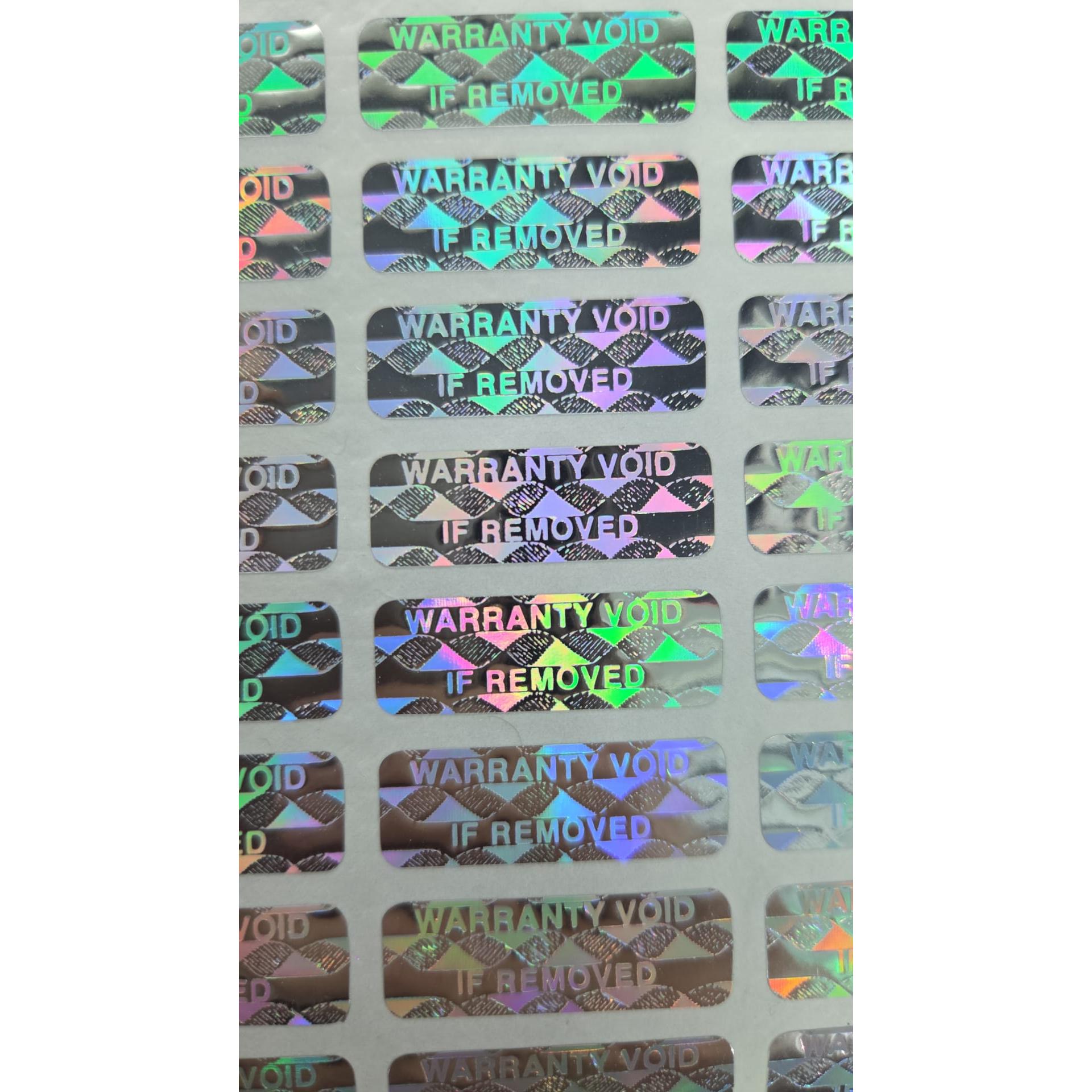 Gjob 5000 Adet 2cm x 1cm Hologramlı Garanti Etiketi Seri Numaralı Kurcalamaya Karşı Koruma