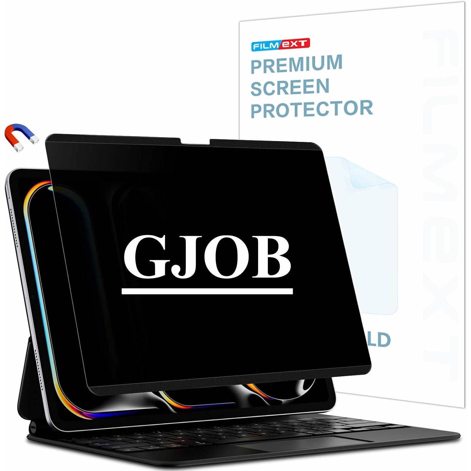 GJOB Apple ipad 2025 13 Ekran Hayalet Filtresi Yansıma Filtresi Manyetik