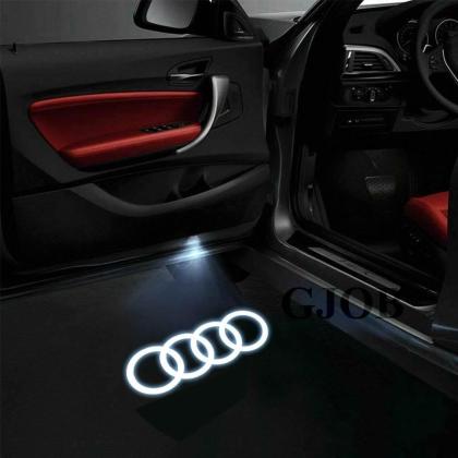 Gjob Audi Q7 Kapı Altı LED Logo Tek Kapı 1 Adet 2023 Q7 Logo 1 Adet